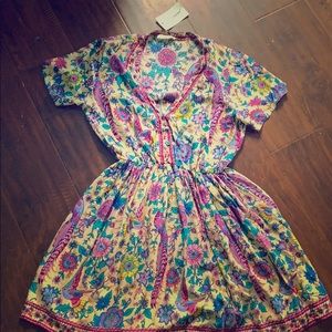 Knee length floral dress